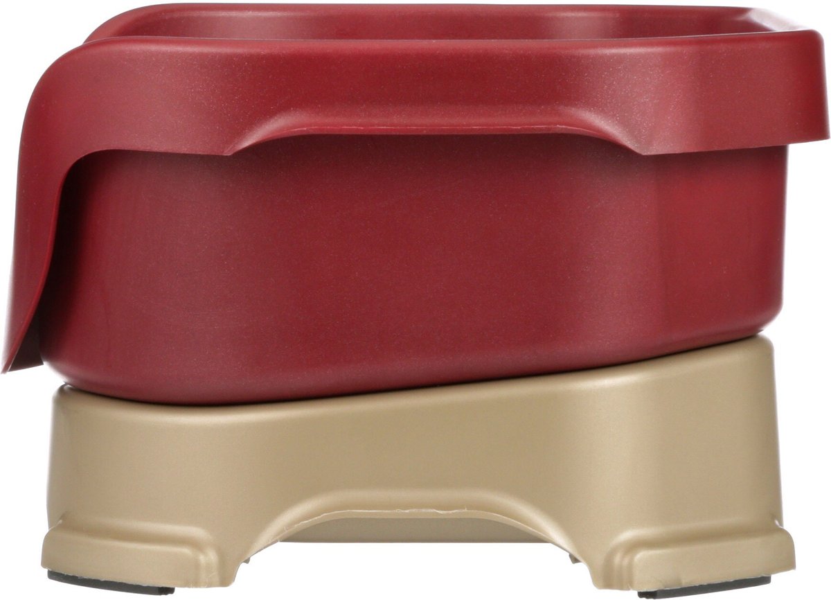 Neater Pets Neater Feeder Elevated Cat Bowls， Cranberry