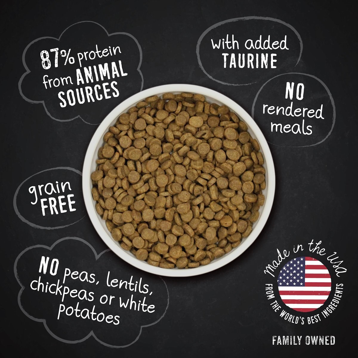 Hound and Gatos Grain-Free Cage Free Chicken Recipe Dry Cat Food