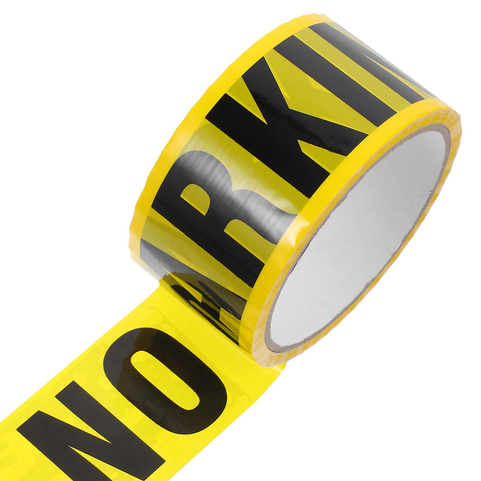 1 Roll Of Warning Tape Adhesive Marking Tape No Parking Tape Multi-function Warning Tape