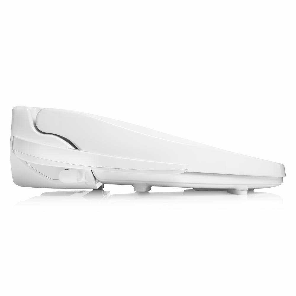 Brondell Swash Select Sidearm DR801 Electric Bidet Seat for Elongated Toilets with Warm Air Dryer and Deodorizer in White DR801-EW