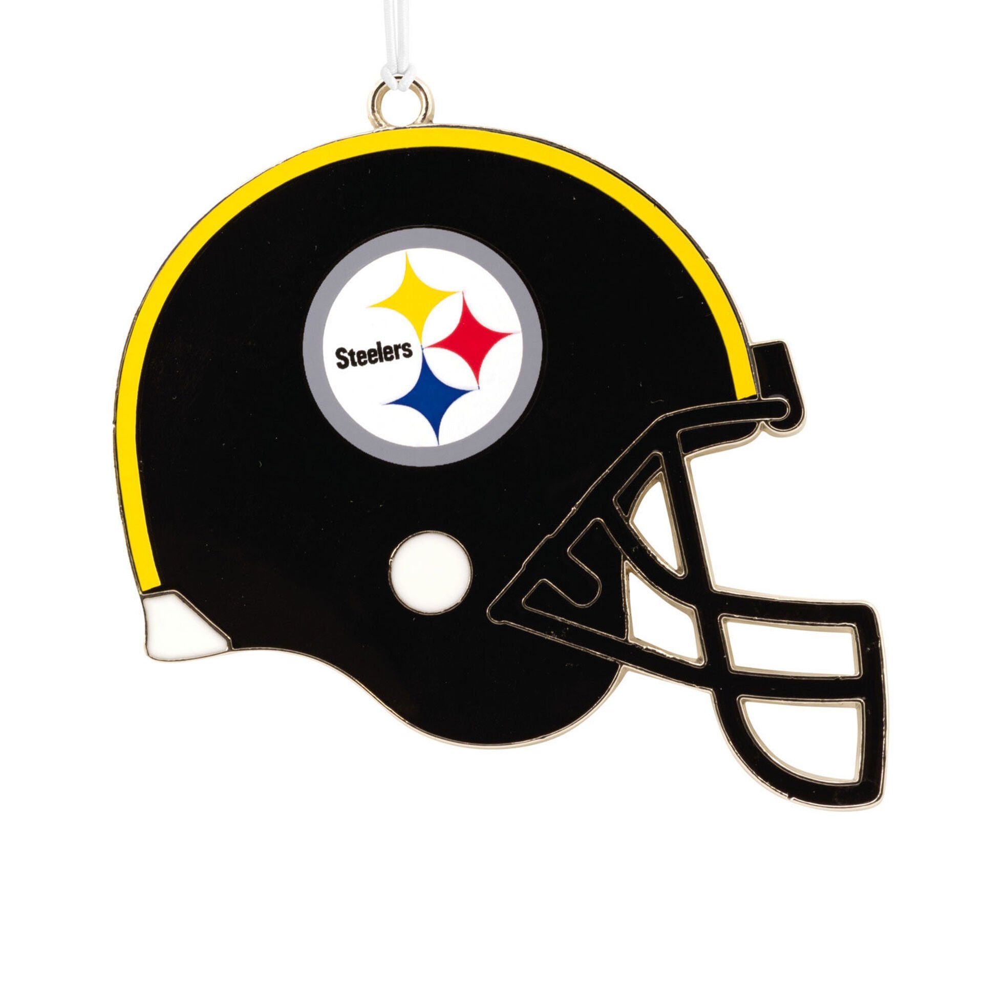 Hallmark  NFL Pittsburgh Steelers Football Helmet Metal Hallmark Ornament