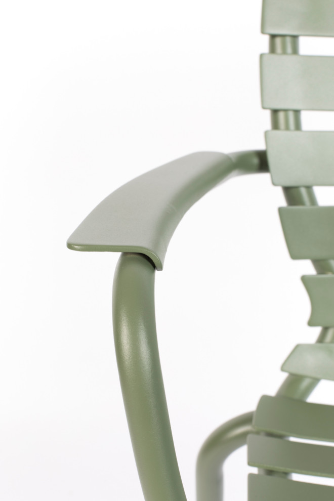 Aluminum Garden Armchairs (2)  Zuiver Vendel   Contemporary   Outdoor Dining Chairs   by Oroa   Eichholtz Furniture  Houzz