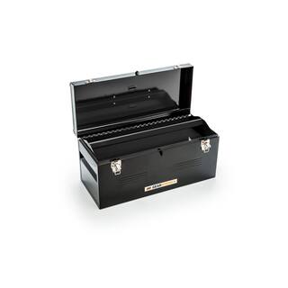 GEARWRENCH 20 in. Black Steel Tote Box with Organization Tray 83130