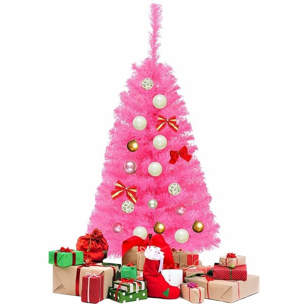 Costway 3 ft Premium Artificial Christmas Mini Tree Holiday Season