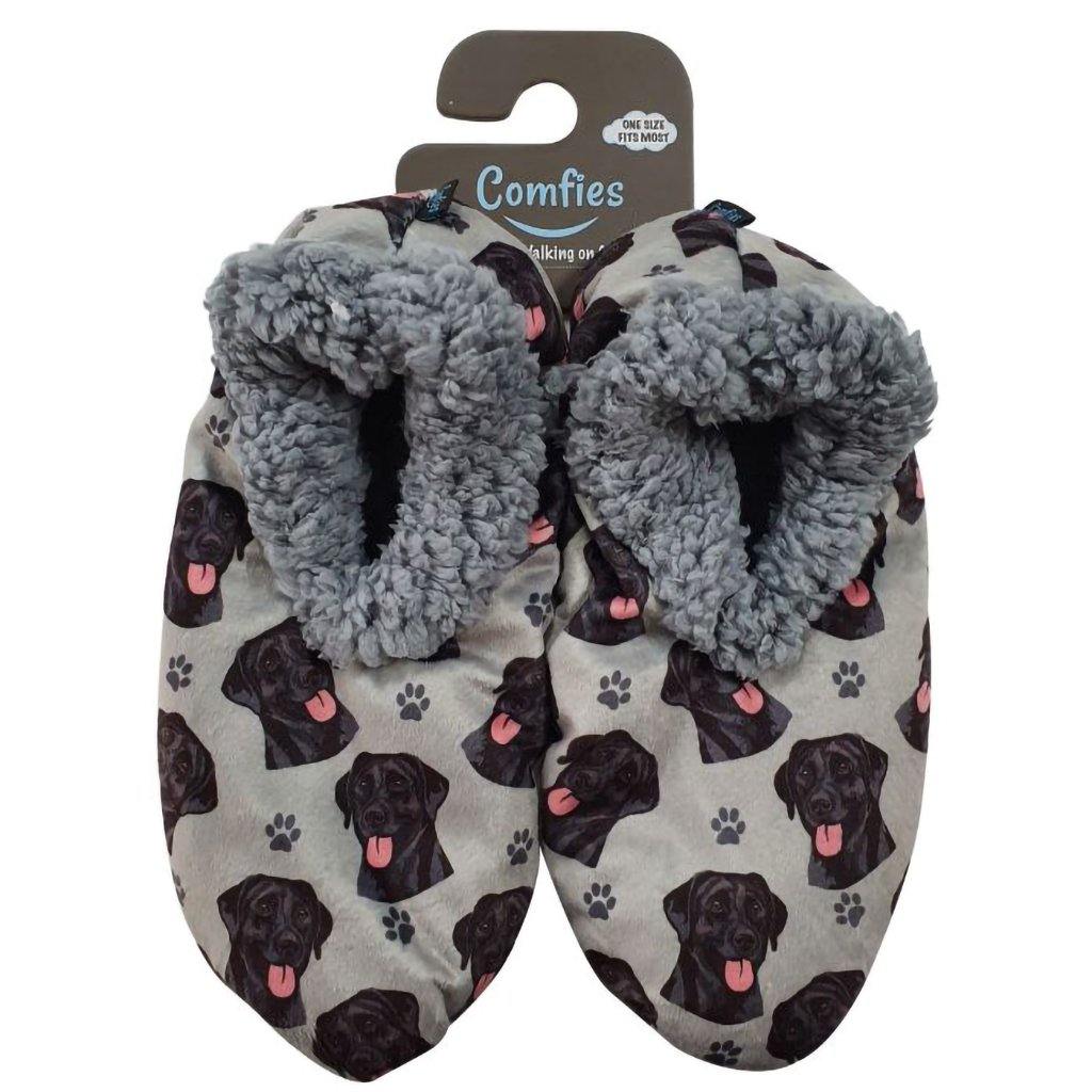 Comfies   Slippers - Black Labrador