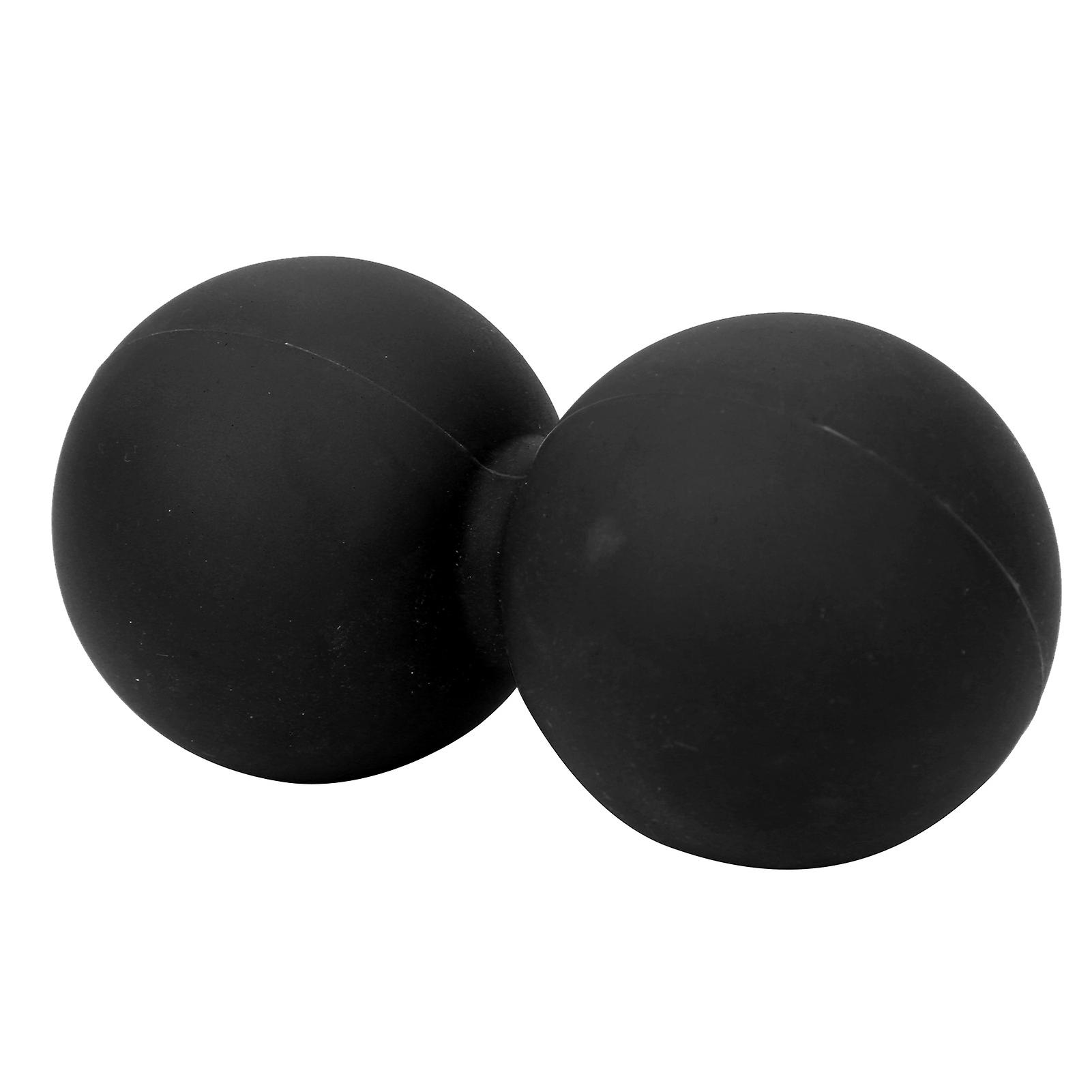 Silica Gel Exercise Peanut Ball Yoga Gym Fitness Body Relax Massage Ball Relieve Painblack