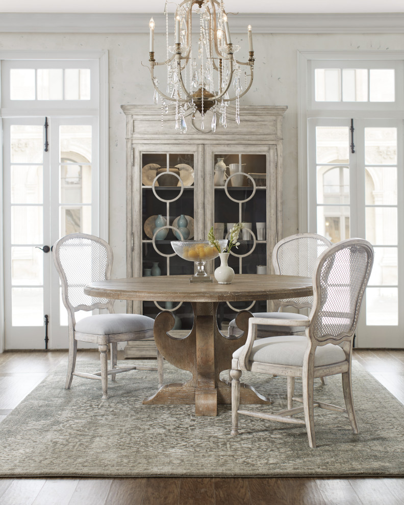 Boheme Gaston Metal Back Arm Chair   French Country   Dining Chairs   by Hooker Furniture  Houzz