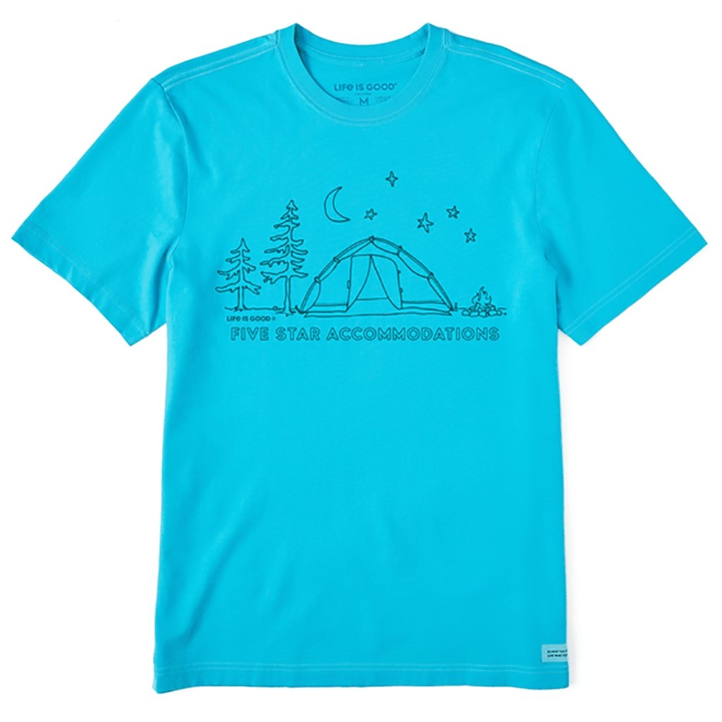 Life Is Good  Men's Five Star Camp Crusher-Lite Tee