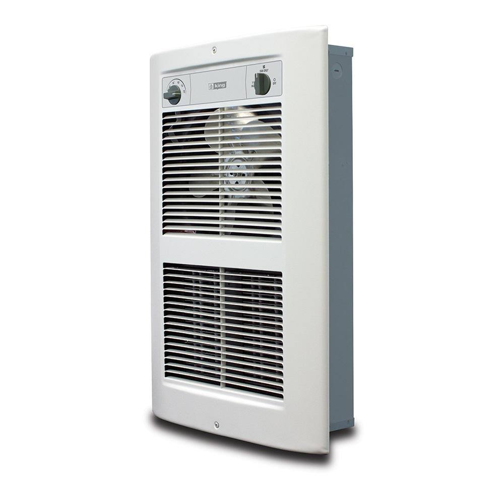 King Electric LPW 240-Volt 4500-Watt Wall Heater Electric White Dove Retail Packaging LPW2445T-S2-WD-R