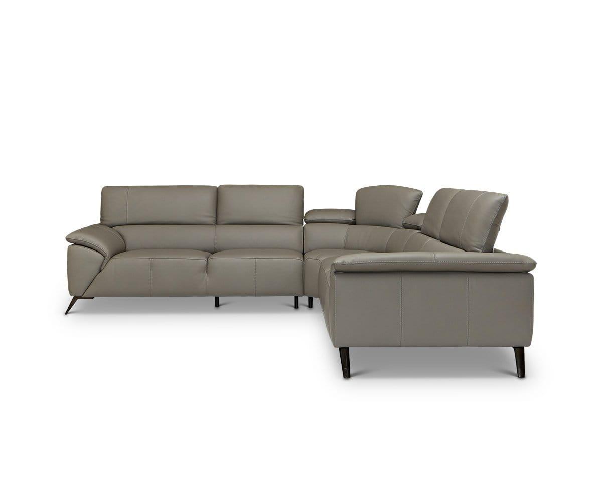 Abella Leather Sectional