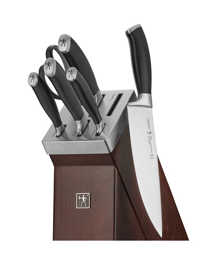 J.A. Henckels Elan 7-Piece Self-Sharpening Knife Block Set