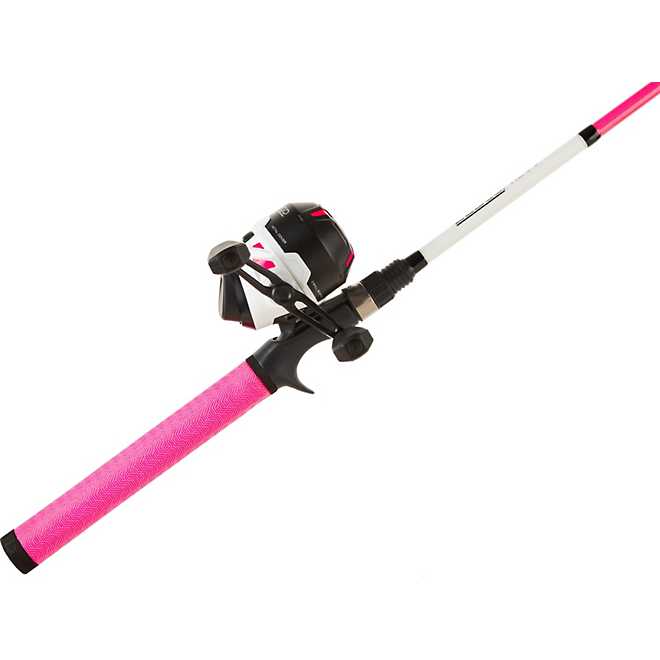 Zebco Roam 3SZ Pink 6 ft M Spincast Rod and Reel Combo