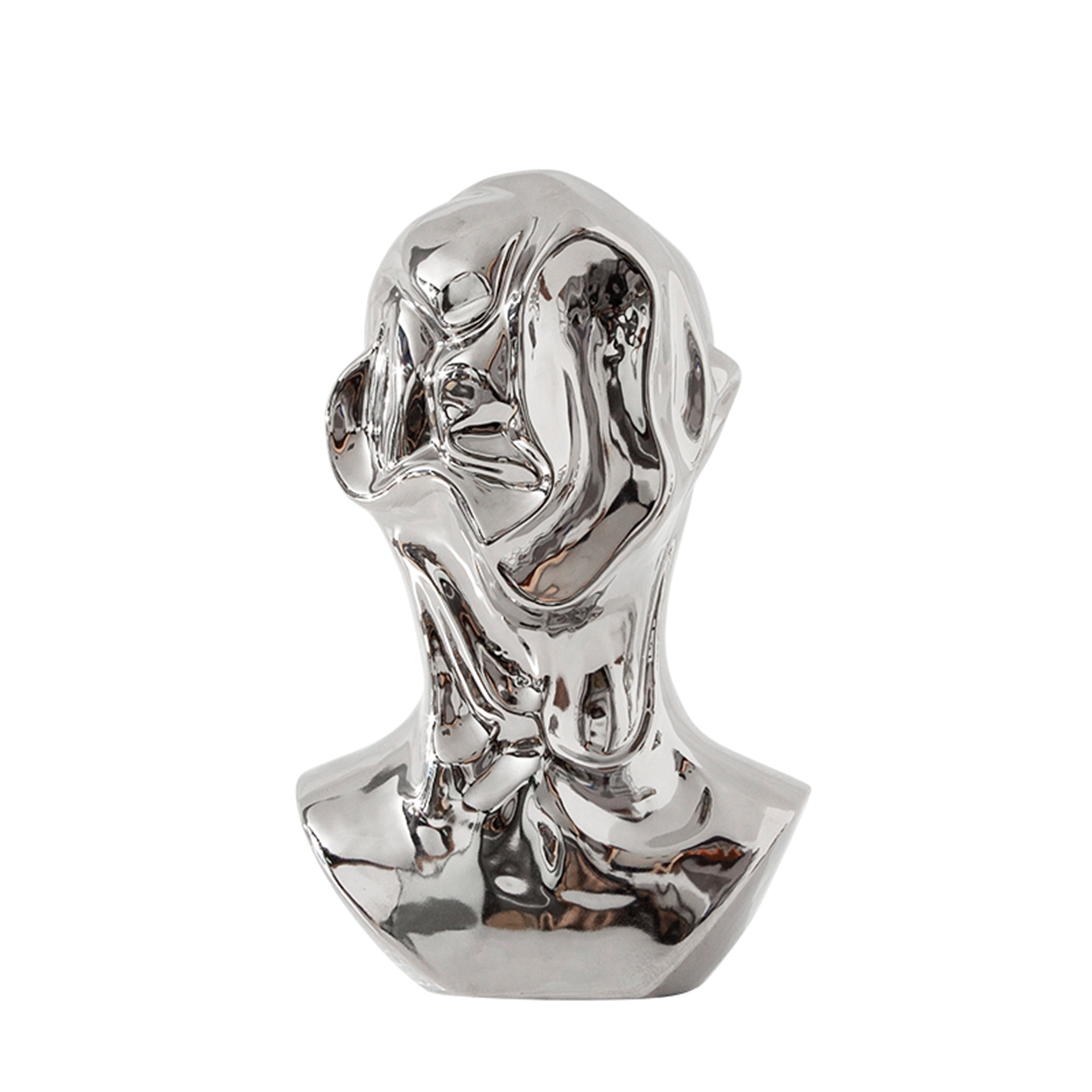 Silver Abstract Human Ornament-C Fa-D21069C