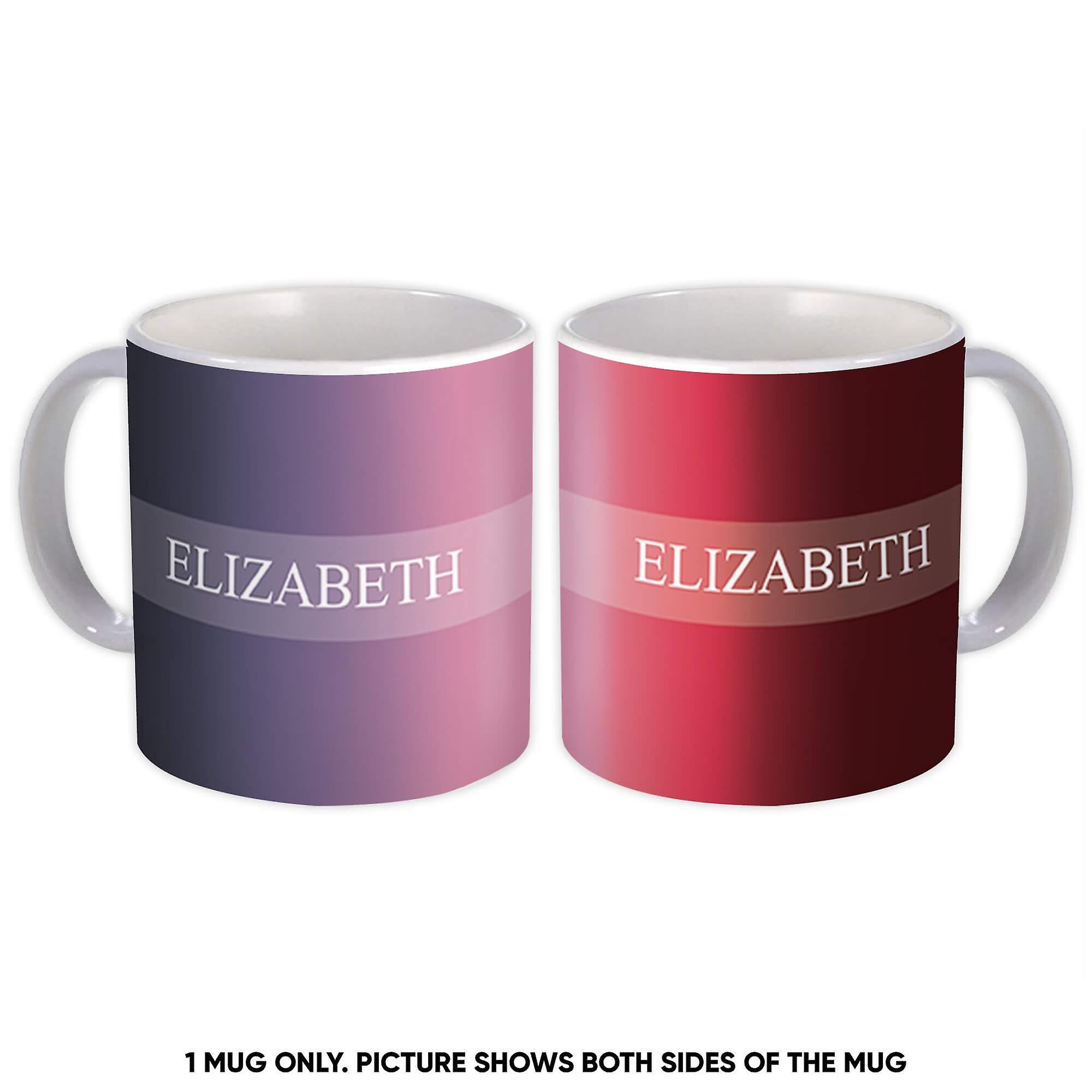 Gift Mug: Delicate Gradient Lines Feminine