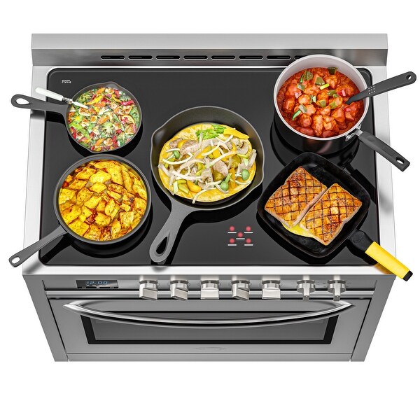 36 in. Professional Electric range Stainless Steel with Legs， 4.3 cu. ft.