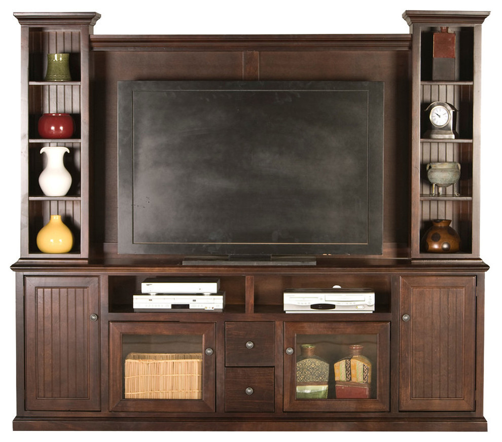 Eagle Furniture 90 quotCoastal  Thin Entertainment Console   Farmhouse   Entertainment Centers And Tv Stands   by Eagle Furniture  Houzz