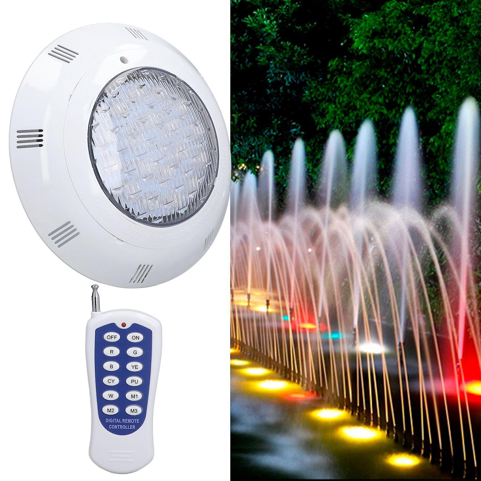 54w 18led Swimming Pool Light Rgbw Ac12v Ip68 Waterproof With Remote Control