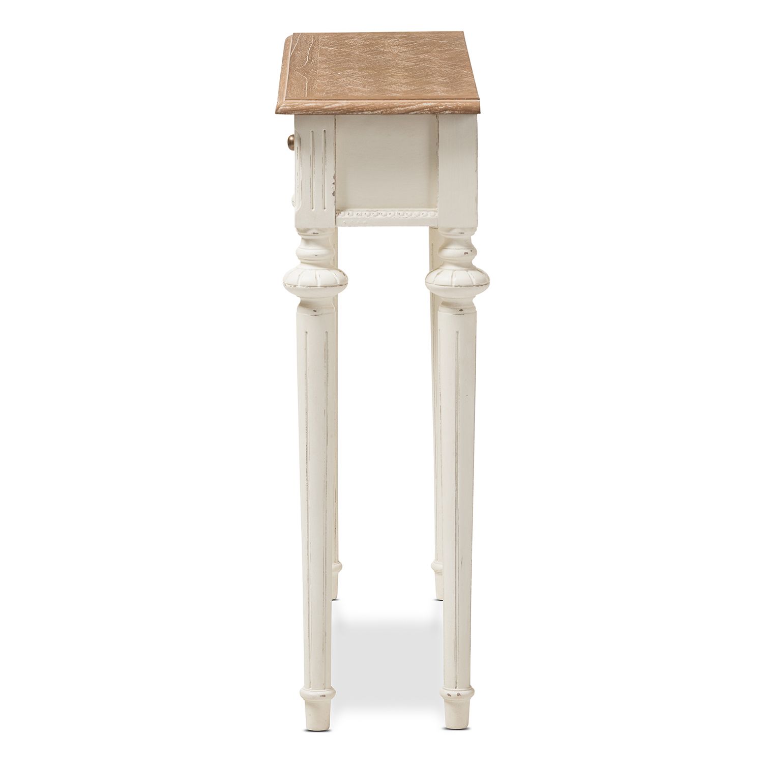 Baxton Studio Marquetterie French Provincial Console Table