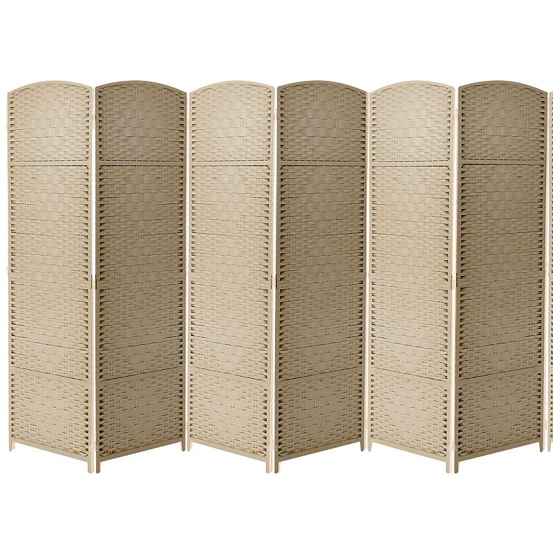 Sorbus 6-panel Extra Wide Diamond Weave Room Divider