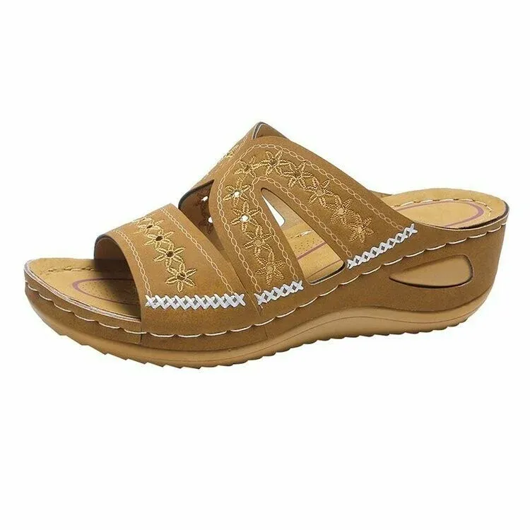 🔥🔥Women Non-slip Sandal Soft Open Toe Large Size Breathable hill