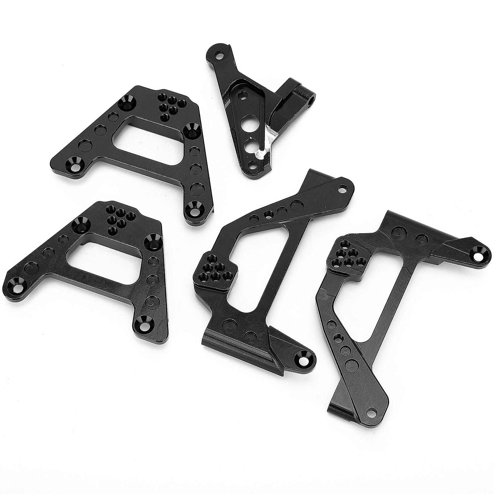 Aluminum Alloy Front Rear Shock Struts Damper Bracket Mount Fit For Scx10 Iii 1:10 Rc Carblack