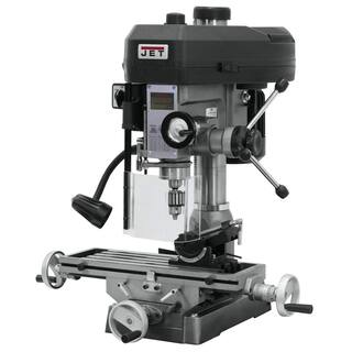 Jet 1 HP MillingDrilling Machine with R8 Taper and Worklight 12-Speed 115-Volt JMD-15 350017