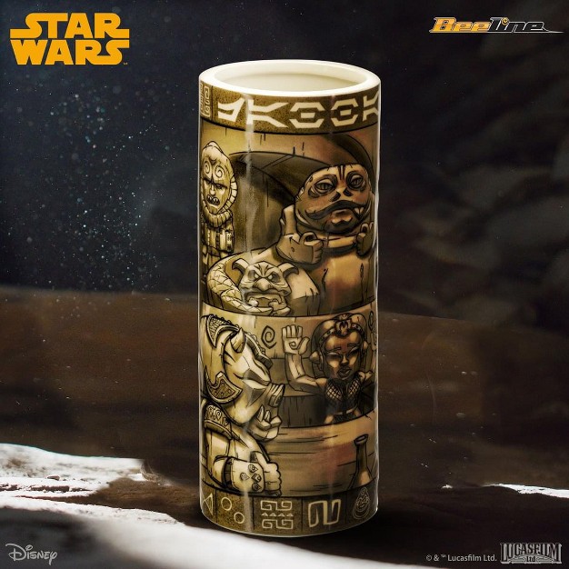 Beeline Creative Geeki Tiki Star Wars Jabbas Palace Scenic 24 Ounce Ceramic Tiki Mug