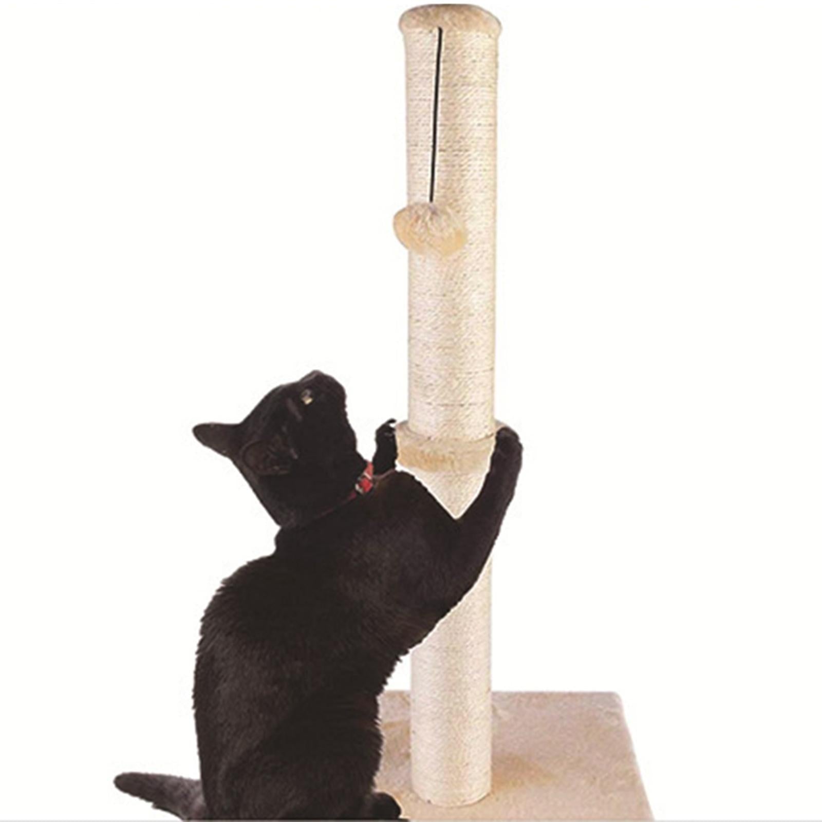 Cat Replacement Indoor Kitten Kitty Scratch Post Refill Pole Beige 30cm