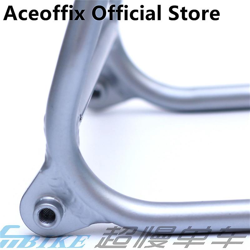 Born Pretty Aceoffix Bicycle Small Shelf Ultralight Rear Rack Mini Saving Power Tow Small Wheels For Brompton Aluminum Alloy