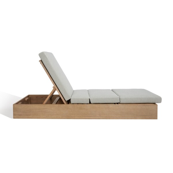 SAFAVIEH Couture Vincent Wood Chaise Lounge Chair