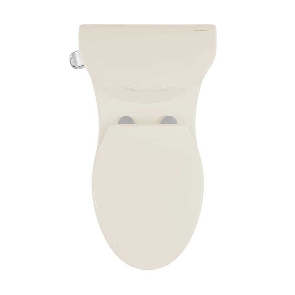 Swiss Madison Sublime 1piece 128 GPF Left Side Single Flush Handle Elongated Toilet in Bisque with Seat Included