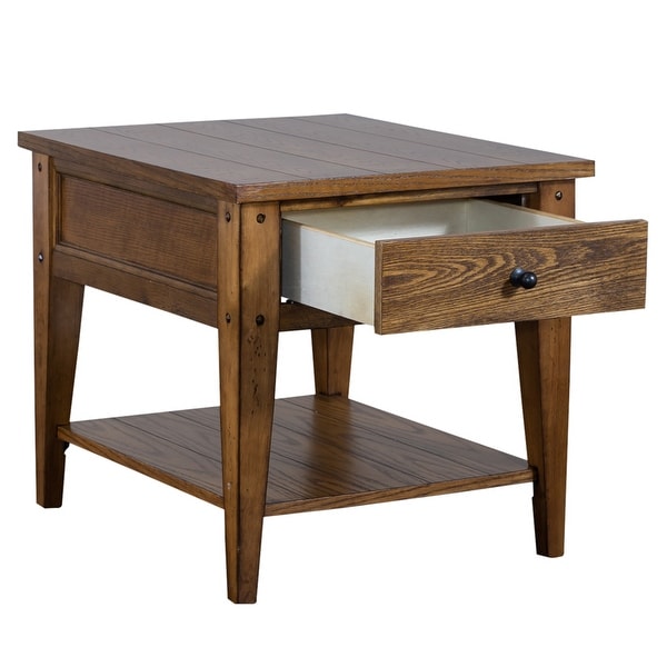 Lake House Oak End Table