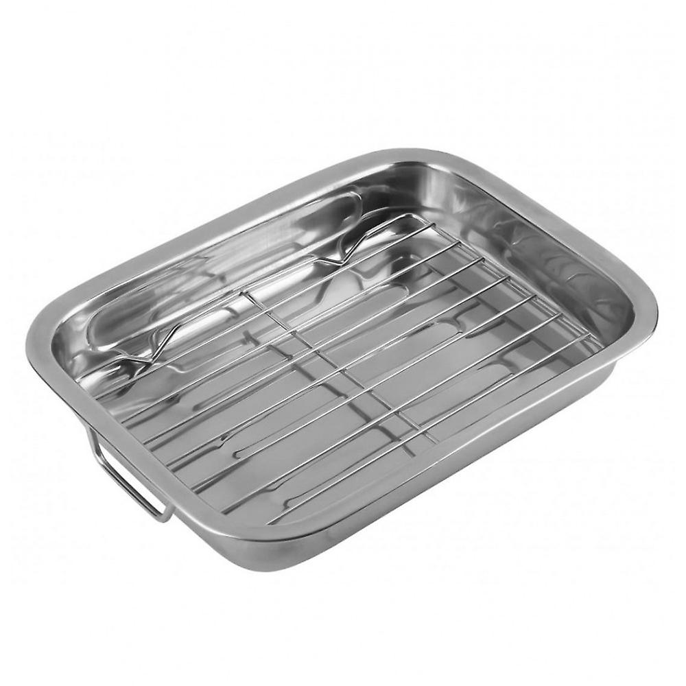 Kinghoff steel roasting pan with grate 30cm KH1376