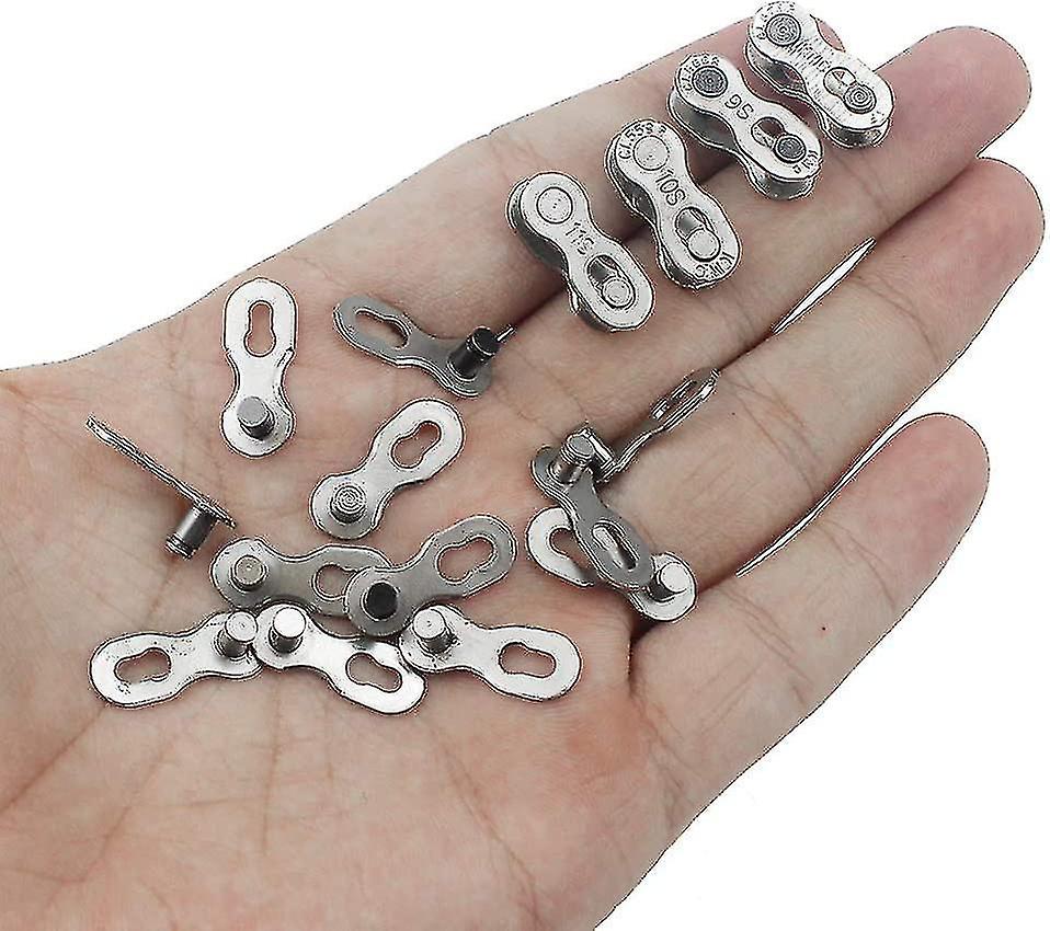 10 Pairs Bicycle Chains Chain Links Bike Chain Lock Link For Heilwiy 6-7-8 9 10 11 Speed