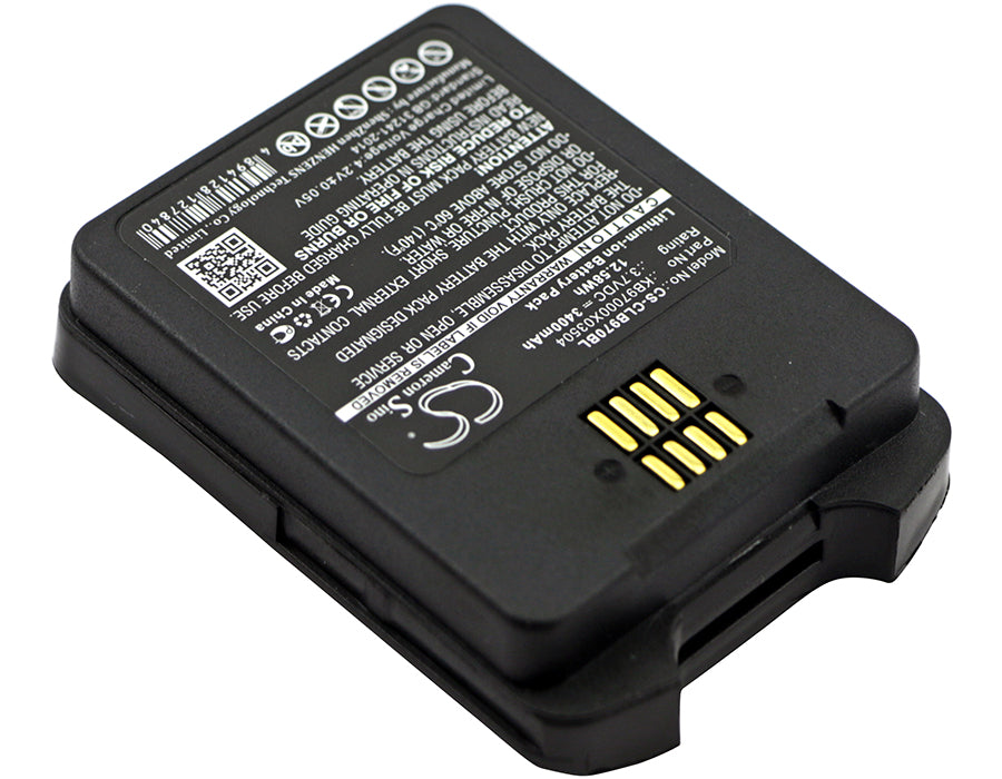 Cipherlab 9700 3400mAh Replacement Battery BatteryClerkcom Barcode