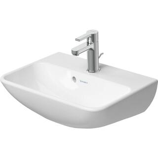 Duravit ME by Starck 17.75 in. Rectangular Bathroom Sink in White 0719450000