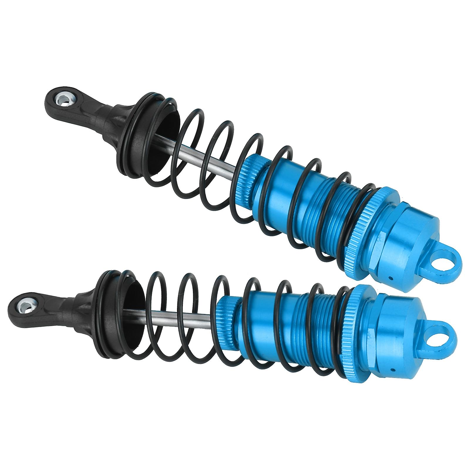 2pcs Aluminum Alloy Front Shock Struts Damper Spare Parts Fit For Outcast 1/10 Rc Modelblue