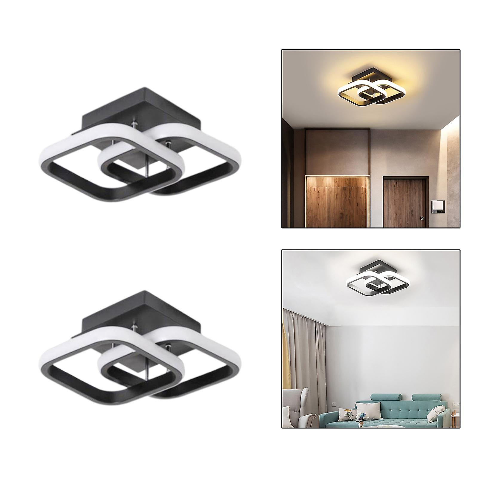 2pcs Led Ceiling Light Pendant Lamp For Home Veranda Decor Modern Fixtures