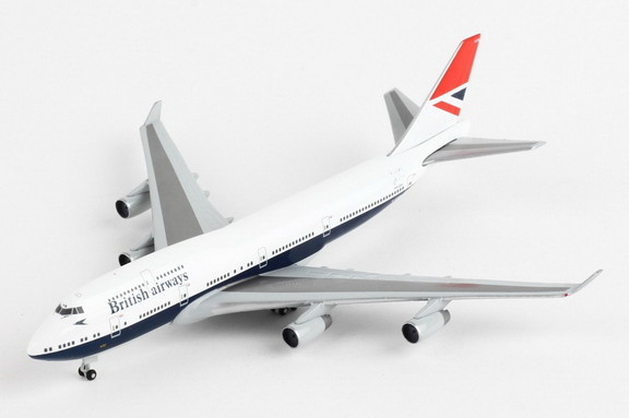 Herpa British 747 400 1/500 Negus 100Th Livery  HE...