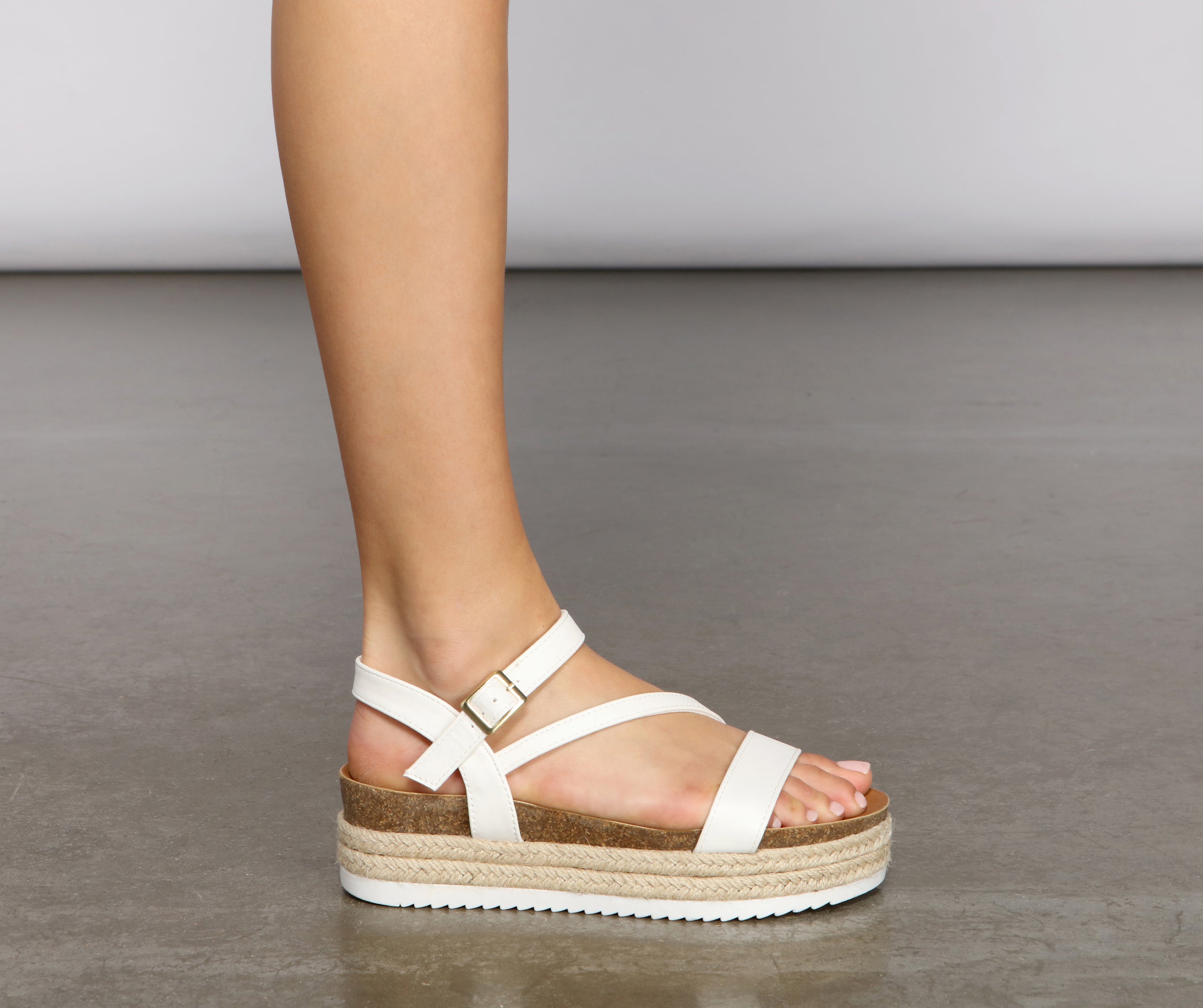 Perfect Pair Strappy Espadrille Sandals