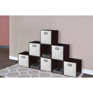 Regency 12 in. H x 12 in. W x 12 in. D White Fabric Cube Storage Bin 6-Pack HDCHTOTE6PKWH