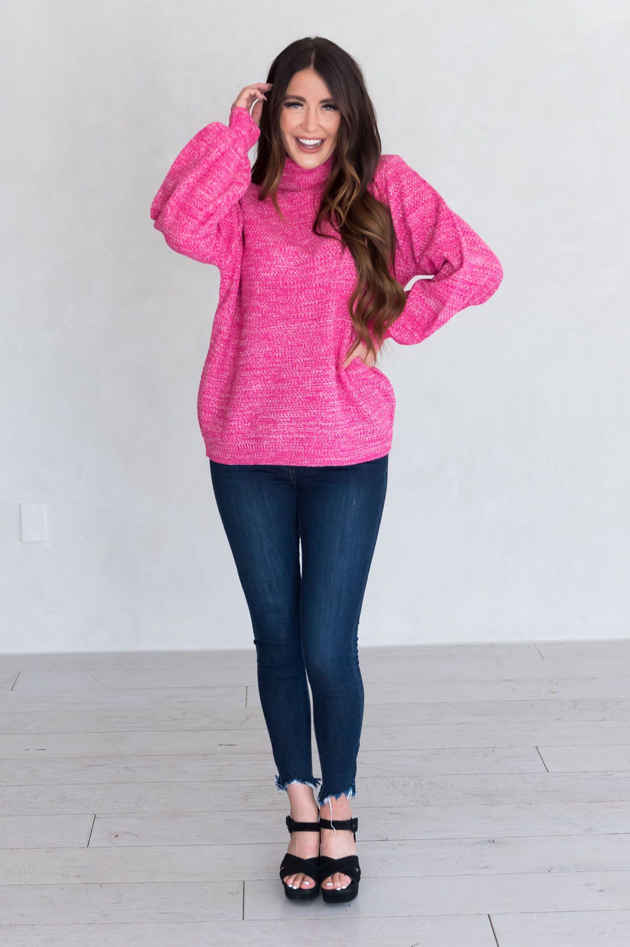 My Sweetheart Modest Turtleneck Sweater