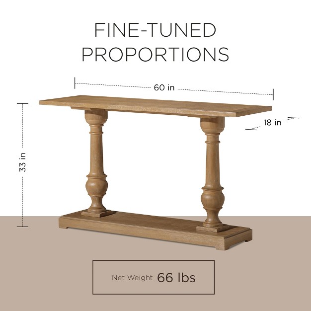 Maven Lane Arthur Traditional Wooden Console Table