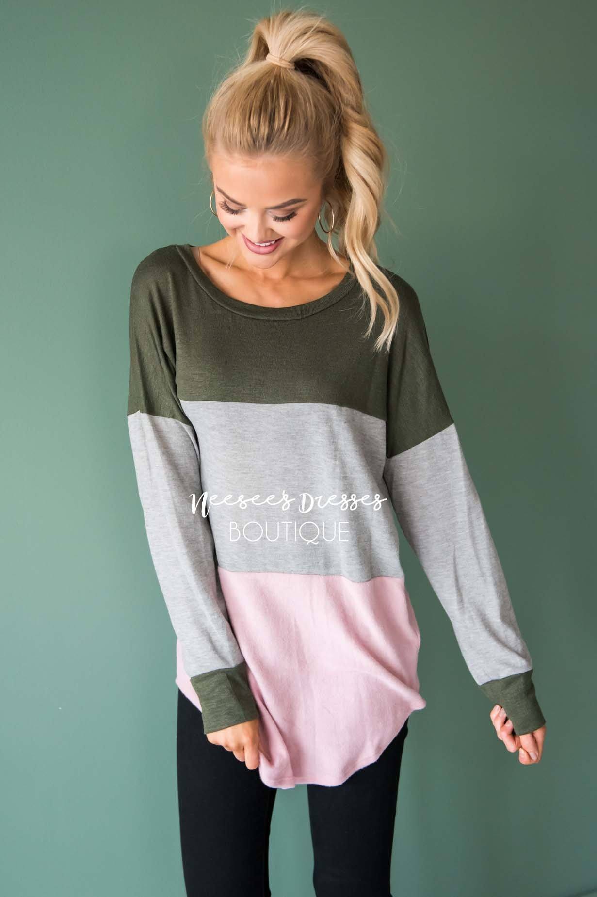 Darling Be Mine Color Block Sweater