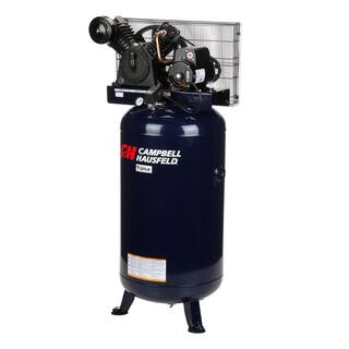 Campbell Hausfeld 80 Gal. Vertical Two Stage Stationary Electric Air Compressor 14CFM 5HP 230V 1PH (HS5180) HS5180