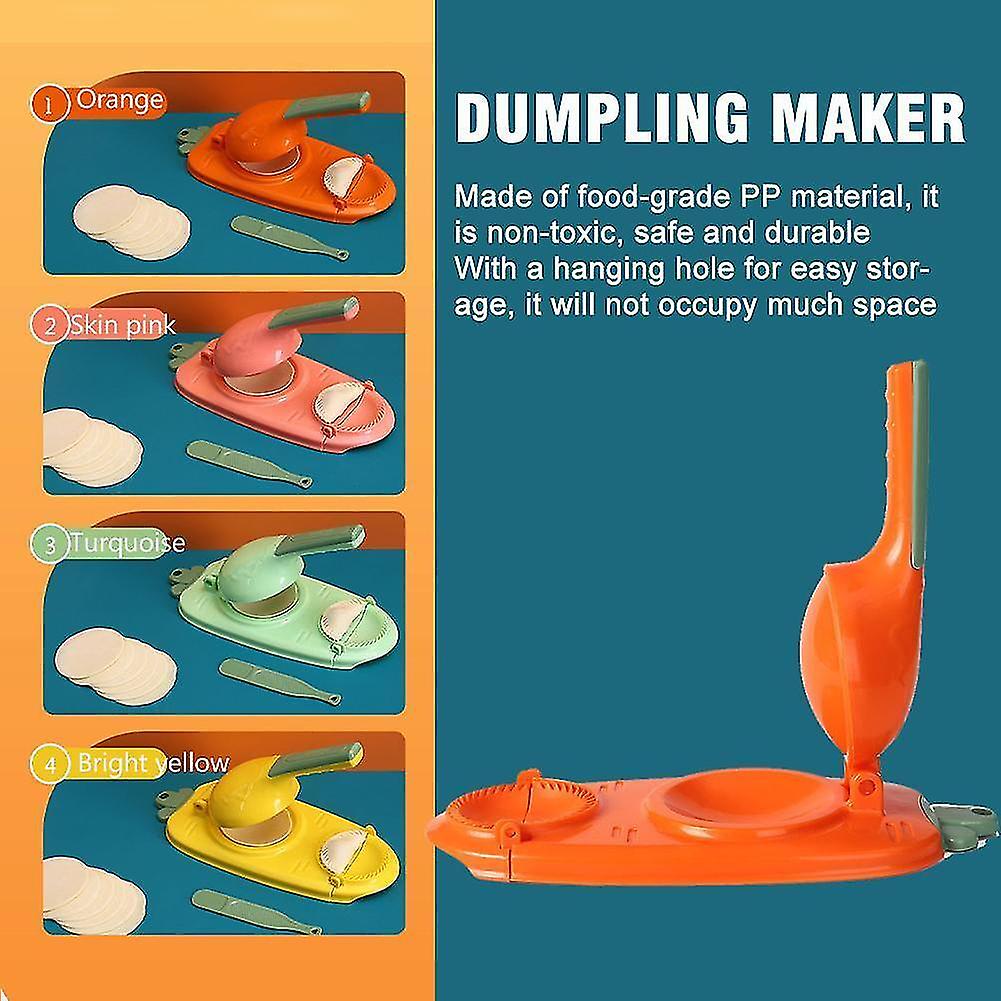 2 In1 Dumpling Skin Maker Press Machine Wrapper Mould Dough Handle Tools