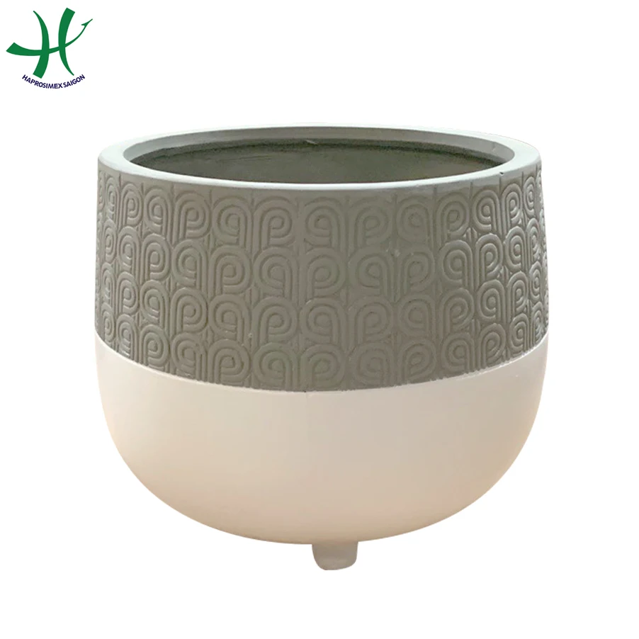 Ceramic planter pots with the stand decoration indoor and outdoor for home garden supplies