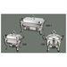 Winco Crown 5-Quart Round Chafer