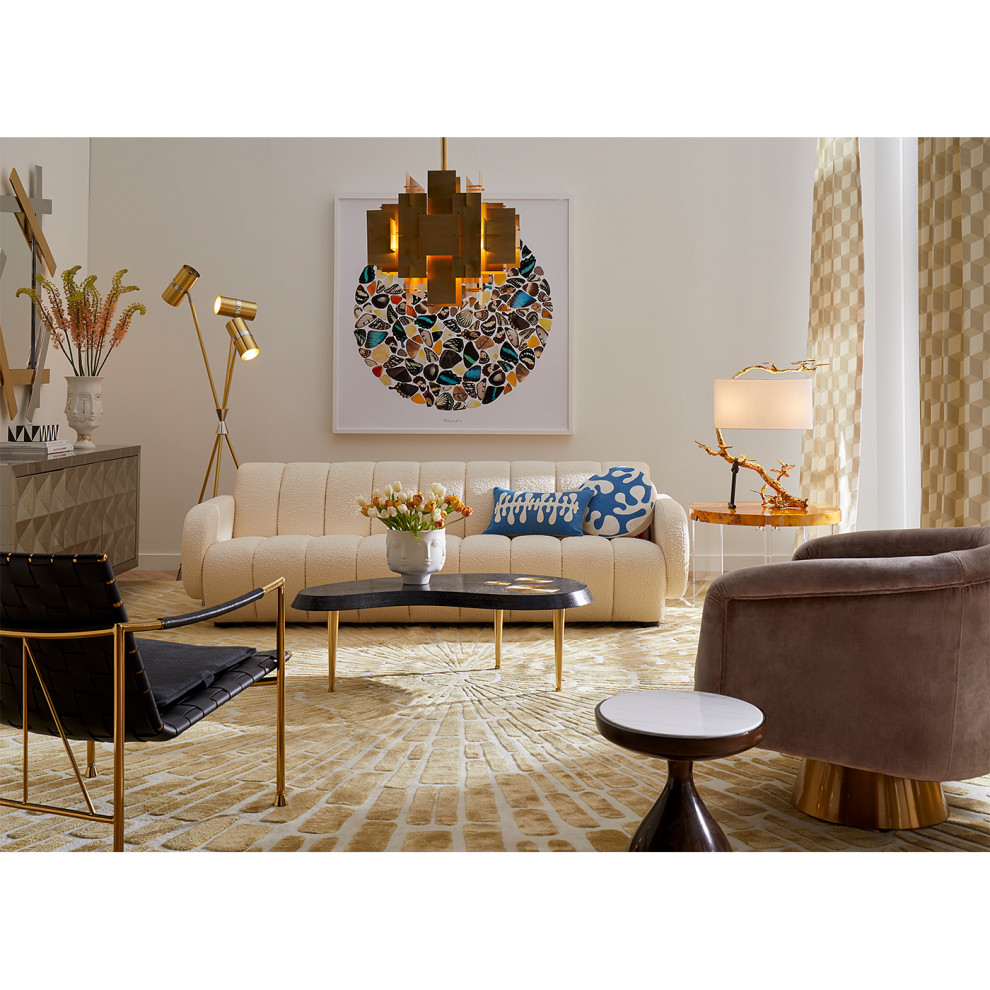 Thebes Lounge Chair   Contemporary   Armchairs And Accent Chairs   by Jonathan Adler  Houzz