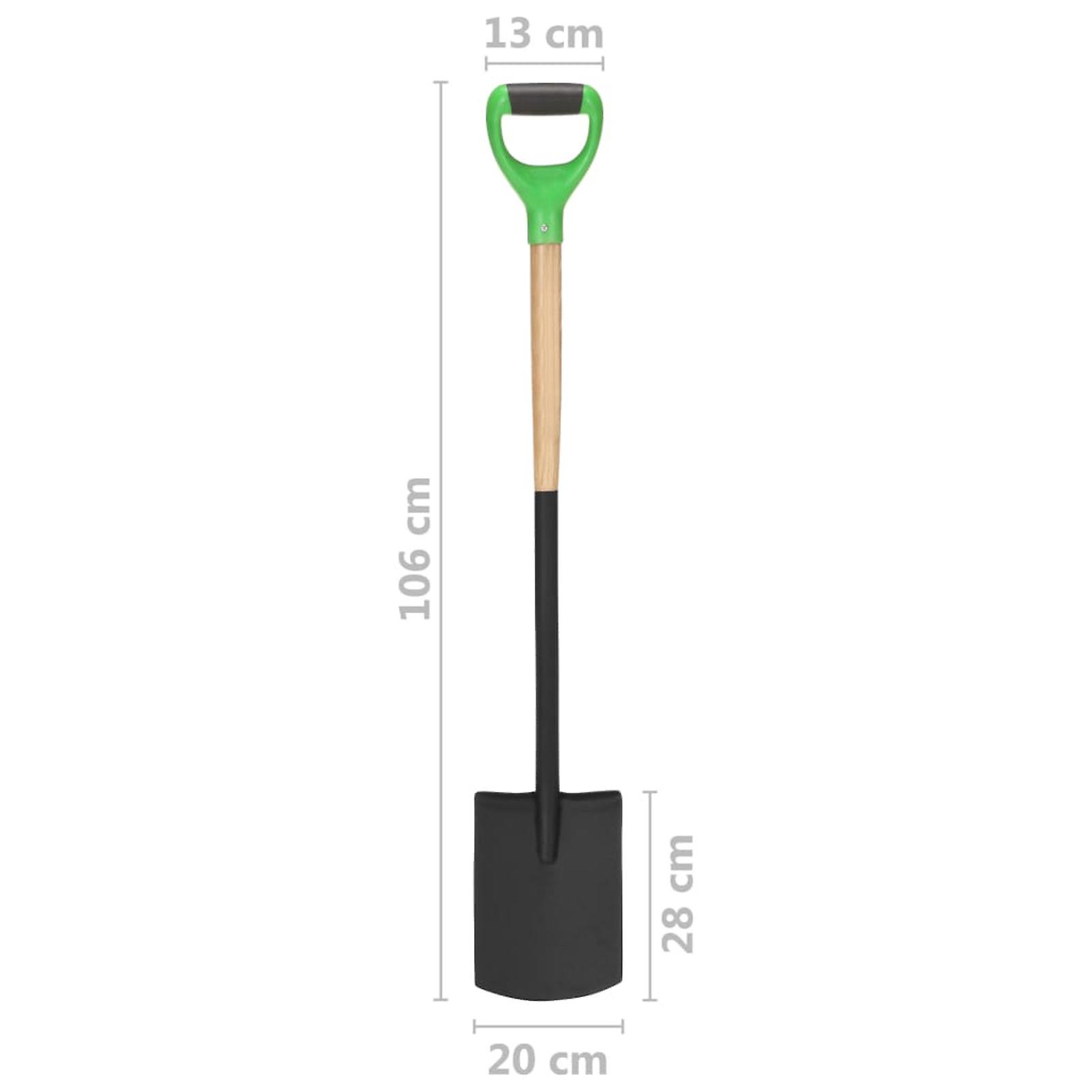 Garden Digging Spade D Grip Steel And Hardwood No.356348